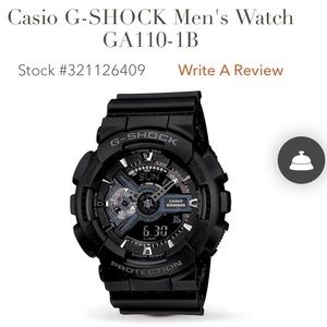 Casio G-SHOCK Men's Watch GA110-1B